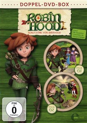 Robin Hood - Schlitzohr von Sherwood - Vol. 1 & 2 (Double Feature, 2 DVDs)