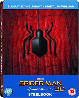 Spider-Man: Homecoming (2017) (Steelbook, Blu-ray 3D + Blu-ray)