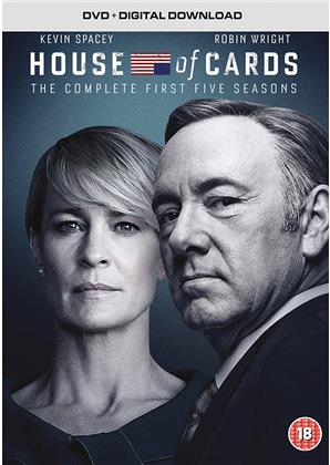 House Of Cards - Season 1-5 (20 DVDs)