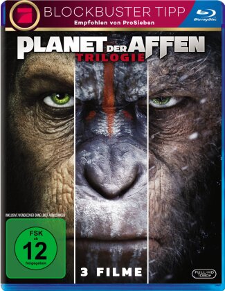 Planet der Affen - Trilogie (3 Blu-rays)