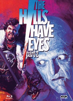 The Hills Have Eyes part 2 (1984) (Cover B, Collector's Edition, Limited Edition, Mediabook, Uncut, Blu-ray + DVD)
