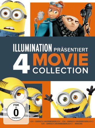 Ich - einfach unverbesserlich - 4-Movie Collection (4 DVDs)
