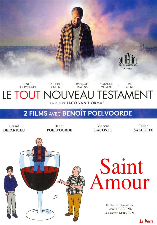 2 films avec Benoît Poelvoorde - Le tout nouveau Testament / Saint Amour (2 DVDs)