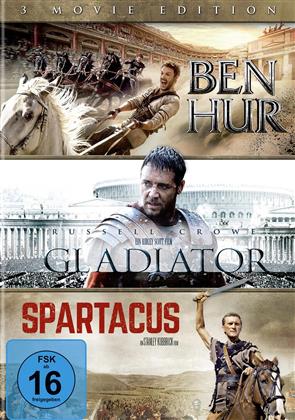 Ben Hur (2016) / Gladiator (2000) / Spartacus (1960) (4 DVDs)