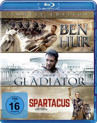 Ben Hur (2016) / Gladiator (2000) / Spartacus (1960) (3 Blu-ray)