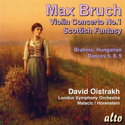 David Oistrakh, Max Bruch (1838-1920), Johannes Brahms (1833-1897), Lovro von Matacic, Jascha Horenstein, … - Buch & Brahms - Violinkonzert 1/Scottish