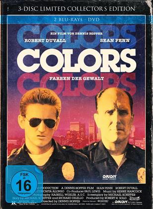 Colors - Farben der Gewalt (1988) (Cover B, Extended Edition, Cinema Version, Limited Edition, Mediabook, Uncut, 2 Blu-rays + DVD)