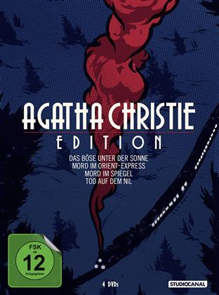 Agatha Christie Edition - Das Böse unter der Sonne / Mord im Orient-Express / Mord im Spiegel / Tod auf dem Nil (Versione Rimasterizzata, 4 DVD)