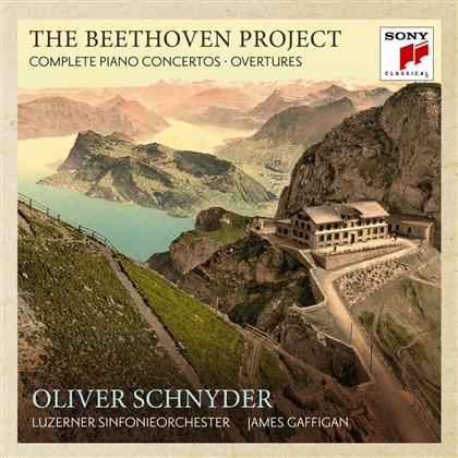 Ludwig van Beethoven (1770-1827), James Gaffigan, Oliver Schnyder & Luzerner Sinfonieorchester - The Beethoven Project - Complete Piano Concertos - Overtures (3 CDs)