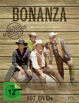 Bonanza - Komplettbox - Staffeln 1-14 (Fernsehjuwelen, 107 DVDs)