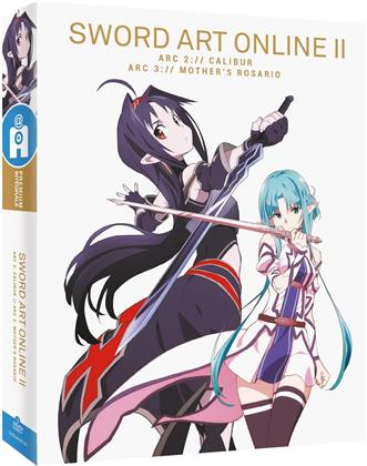 Sword Art Online II - Saison 2.2 - Arc 2: Calibur / Arc 3: Mother's Rosario (Premium Edition, 3 DVDs)