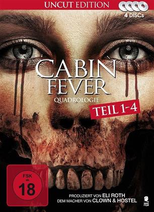 Cabin Fever Quadrologie - Teil 1-4 (Uncut, 4 DVD)