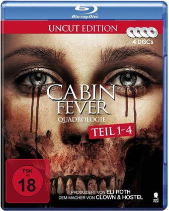Cabin Fever Quadrologie - Teil 1-4 (Uncut, 4 Blu-rays)