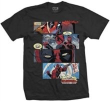 Deadpool - Deadpool Strips Black X Large