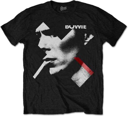 David Bowie Unisex T-Shirt - X Smoke Red