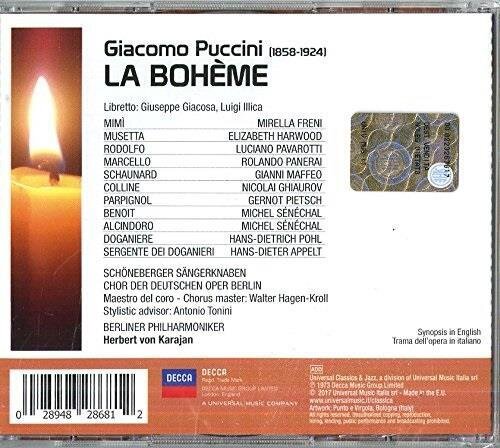 Mirella Freni, Elizabeth Harwood, Luciano Pavarotti, Rolando Panerai, … - Boheme