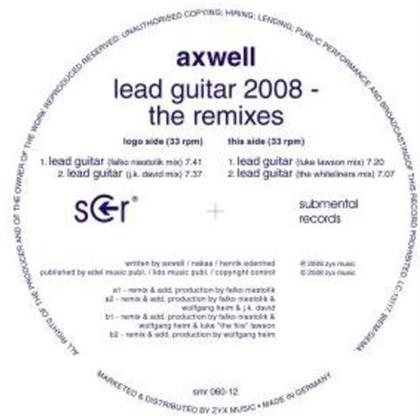 Axwell - Lead Guitar 2008: The Remixes (12" Maxi)