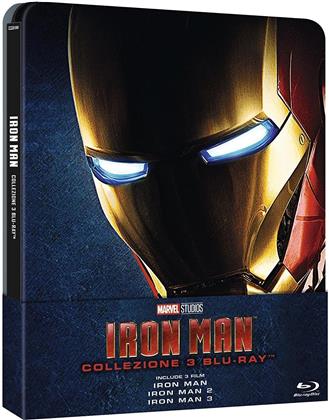 Iron Man Trilogia (Édition Limitée, Steelbook, 3 Blu-ray)
