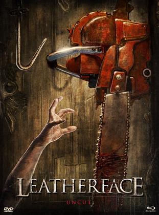 Leatherface (2017) (Digipack, Étui, Édition Limitée, Uncut, Blu-ray + DVD)