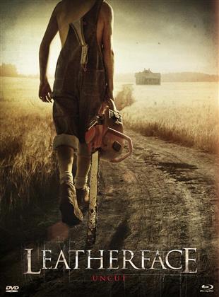 Leatherface (2017) (Cover B, Limited Edition, Mediabook, Uncut, Blu-ray + DVD)