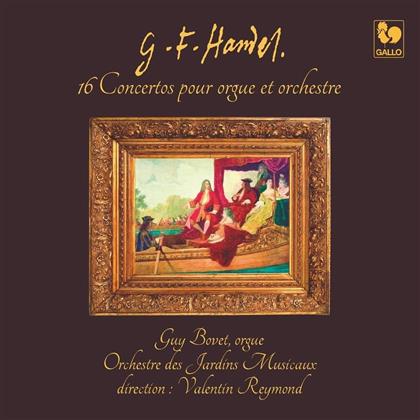 Guy Bovet, Georg Friedrich Händel (1685-1759), Valentin Reymond & Orchestre Des Jardins Musicaux - Die 16 Orgelkonzerte (3 CDs)