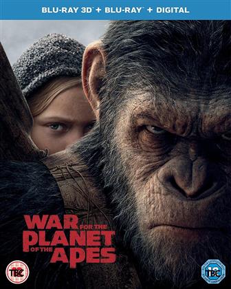 War For The Planet Of The Apes (2017) (Blu-ray 3D + Blu-ray)