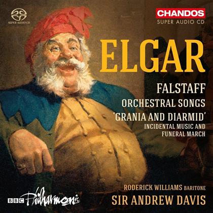 Sir Edward Elgar (1857-1934), Davis Sir Andrew, Roderick Williams & BBC Philharmonic Orchestra - Falstaff/Orchestral Songs (SACD)
