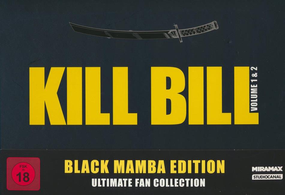 Kill Bill - Vol. 1 & 2 (Black Mamba Edition, Ultimate Fan Edition, 2 Blu-rays)