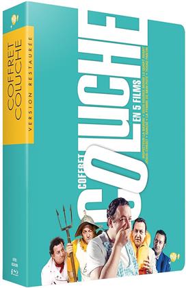 Coffret Coluche en 5 films (Collection Version restaurée par Pathé, 6 Blu-rays)