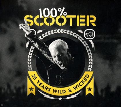 Scooter - 100% Scooter - 25 Years Wild & Wicked (Digipack, Edizione Limitata, 5 CD)