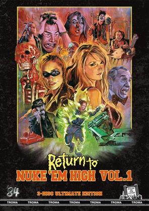 Return to Nuke 'Em High - Vol. 1 (2013) (Petite Hartbox, Édition Ultime, Uncut, Blu-ray + 2 DVD)