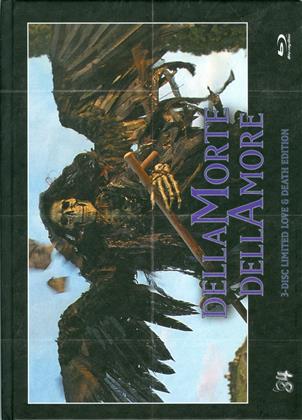 Dellamorte Dellamore (1994) (Cover B, Love & Death Edition, Limited Edition, Mediabook, Uncut, Blu-ray 3D + Blu-ray + DVD)