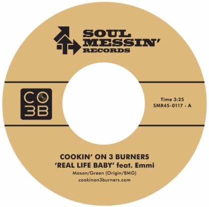Cookin On 3 Burners - Real Life Baby / Enter Sandman (7" Single)