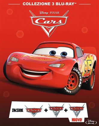 Cars 1-3 - Collezione 3 Blu-Ray (Box, 3 Blu-rays)