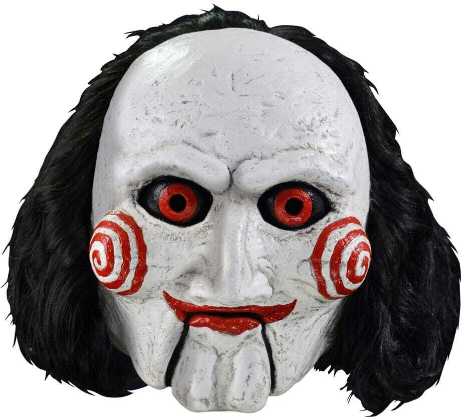 Saw Latex-Maske mit Kunsthaar Billy Puppet