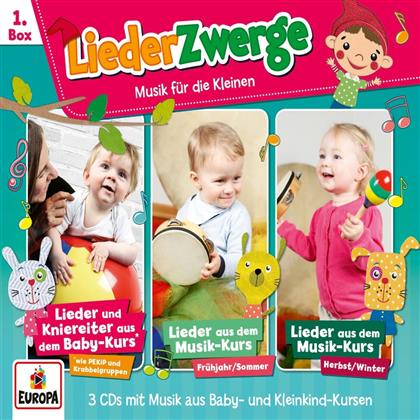 Lena, Felix & die Kita-Kids - 01/3Er Box Liederzwerge (3 CDs)