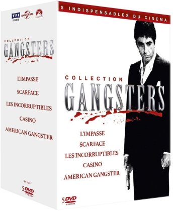 Collection Gangsters - L'Impasse / Scarface / Les Incorruptibles / Casino / American Gangster (5 DVDs)