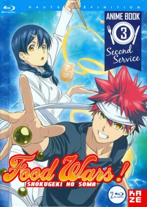 Food Wars! - Shokugeki no Soma: Second Service - Vol. 3: Saison 2 (Anime Book Edition, 2 Blu-rays)