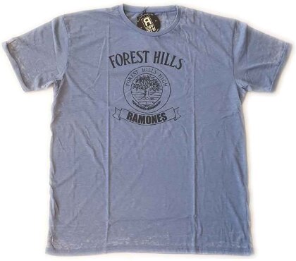 Ramones Unisex T-Shirt - Forest Hills Vintage (Burnout) - Grösse S