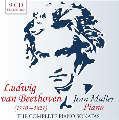 Jean Muller & Ludwig van Beethoven (1770-1827) - Sämtliche Klaviersonaten (9 CDs)