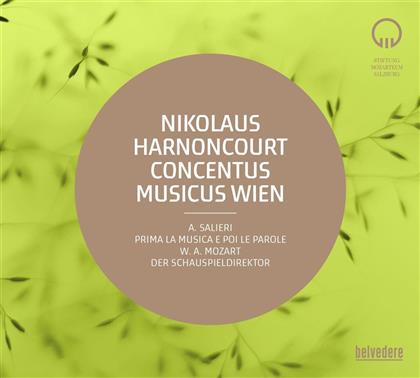 Antonio Salieri (1750-1825), Nikolaus Harnoncourt & Concentus Musicus Wien - Prima La Musica / Schauspieldirektor (2 CDs)