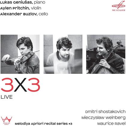 Lukas Ceniusas, Aylen Pritchin, Alexander Buzlov, Mieczyslaw Weinberg (1919-1996), … - 3X 3 Live