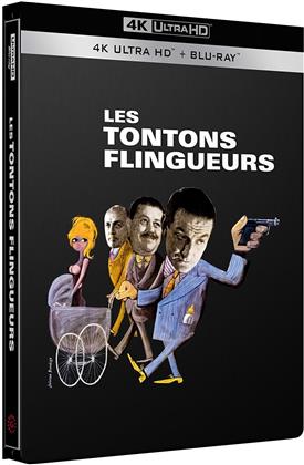 Les Tontons flingueurs (1963) (s/w, Limited Edition, Steelbook, 4K Ultra HD + Blu-ray)
