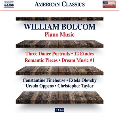 Constantine Finehouse, Olevsky Estela, Piano, Ursula Oppens & William Bolcom (*1938) - Piano Music (3 CD)