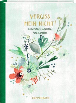 Vergiss mein nicht! (All about green) - Immerwährender Geburtstagskalender