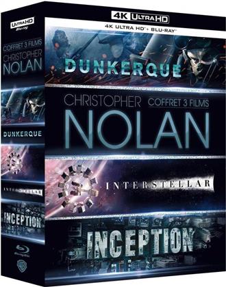 Christopher Nolan - Dunkerque / Interstellar / Inception (Coffret, 3 4K Ultra HDs + 6 Blu-ray)