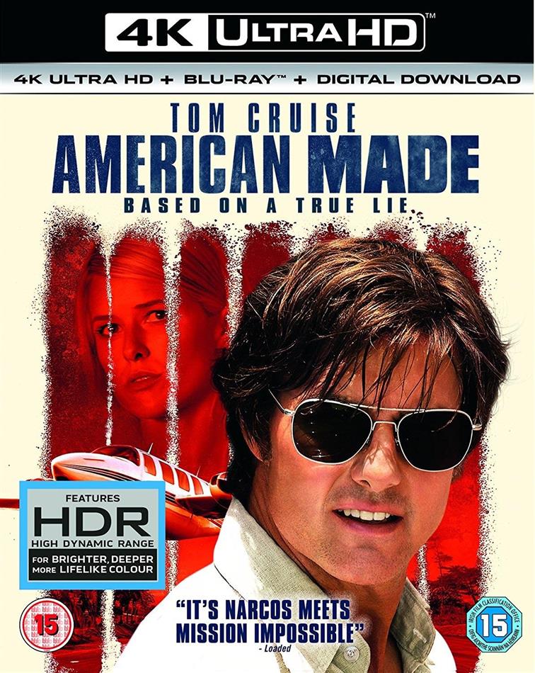 American Made (2017) (4K Ultra HD + Blu-ray)