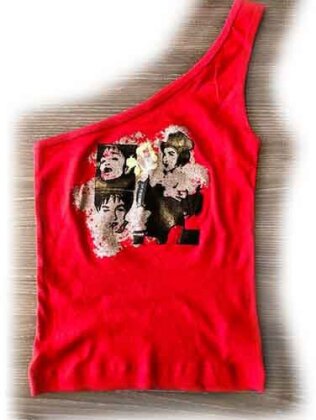 Madonna Ladies Vest T-Shirt - Shoulder (Ex-Tour) - Grösse L