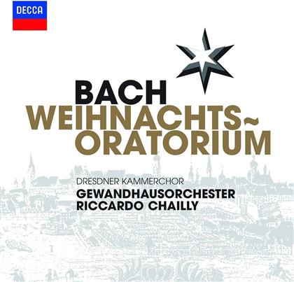 Johann Sebastian Bach (1685-1750), Riccardo Chailly, Gewandhausorchester Leipzig & Dresdner Kammerchor - Weihnachtsoratorium (2 CD)
