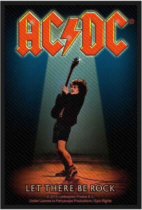 AC/DC Standard Woven Patch - Let There Be Rock
